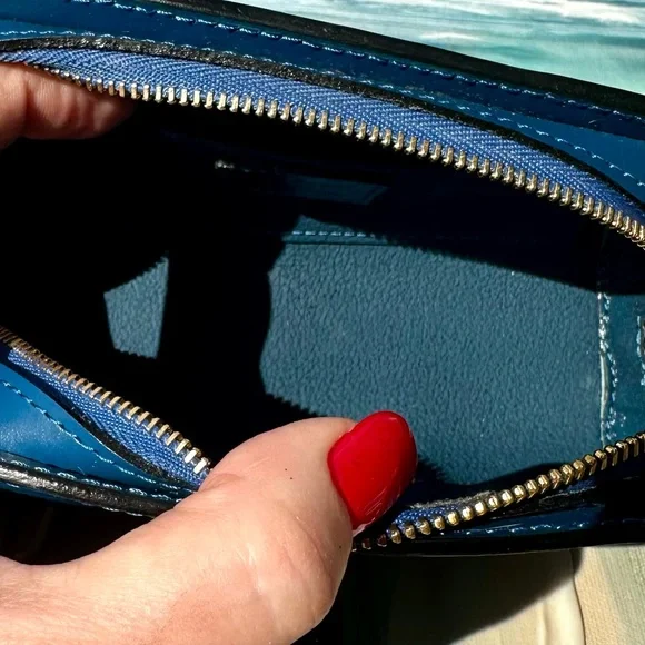 Louis Vuitton Dauphine Epi Toledo Blue Cosmetic Bag - Picture 6 of 11